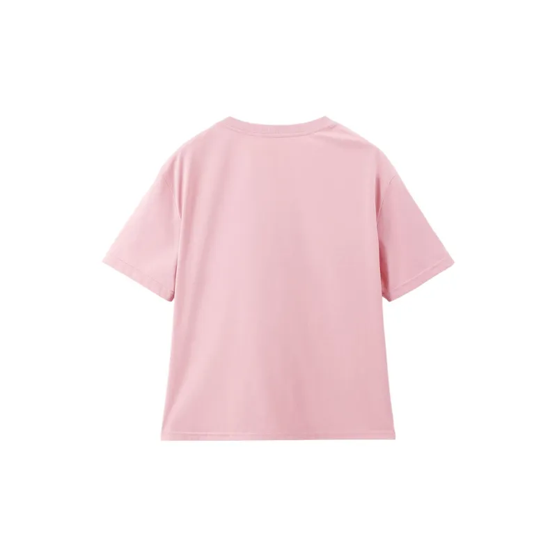 XIANGYING T Shirts Women's Pink-1