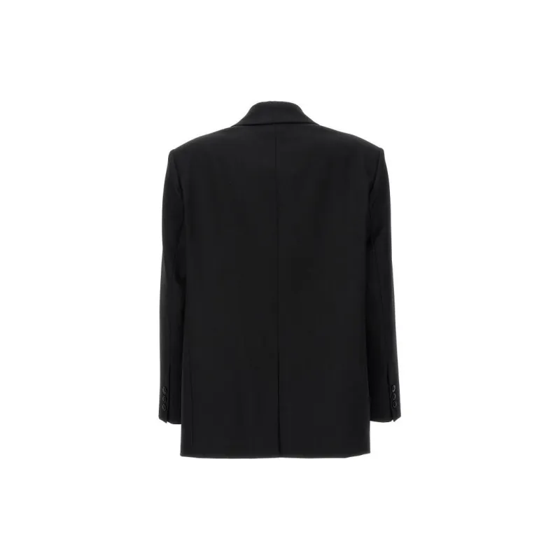 Elisabetta Franchi Single Breasted Straight Hem Blazer-1