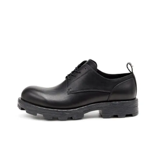 DIESEL D-Hammer Leather Derby Shoes