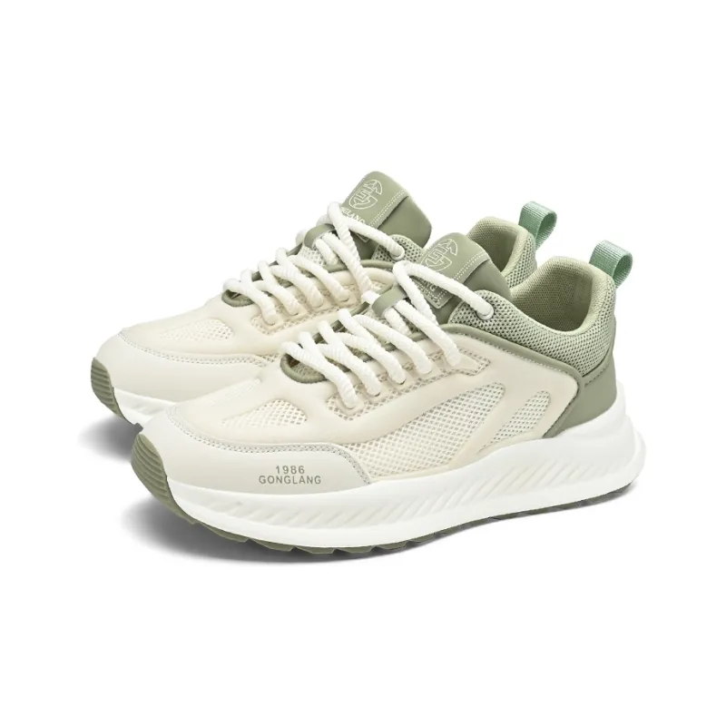 GONGLANGSHIJIA Breathable Lightweight Low Top Casual Shoes Men's-3