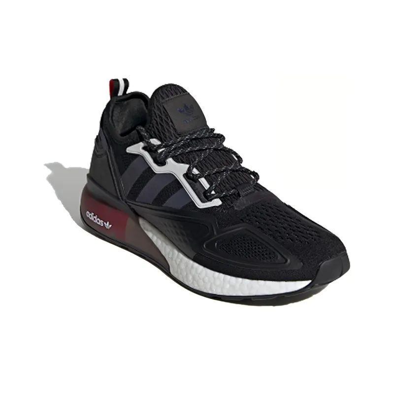 Adidas Zx 2K Boost Black Iridescent Shock Red-1