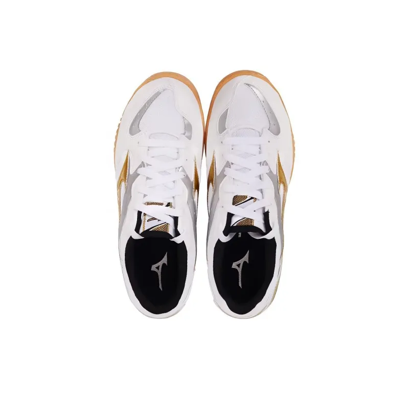 Mizuno Crossmatch Plio RX 4 Low Top Training Shoes Unisex White-3
