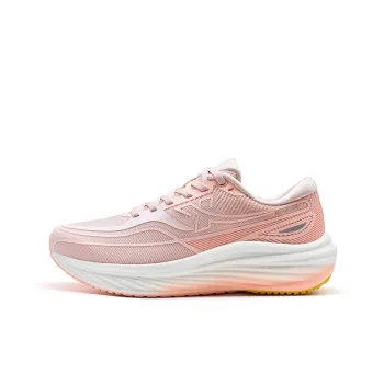 XTEP Running Shoes Women's Low Top Cherry Blossom Pink/Fluorescent Light Pink