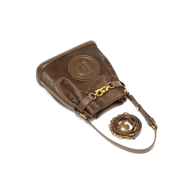DAPHNE PU Shoulder Bag, Crossbody Bag Women's Brown-4