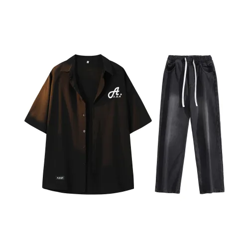 A.X.S.K Shirt Matching Sets Unisex