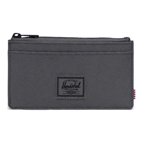 Herschel Recycled Polyester Wallet Large Size Unisex Statue Gray