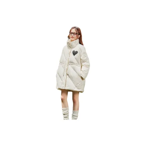 Tonlion Down Jackets Women's Off White