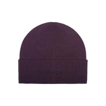 GIVENCHY Wool Beanies Unisex Brown