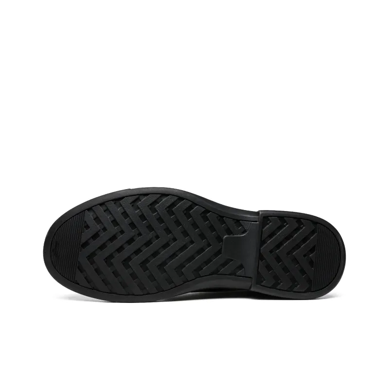 CHINT Dress Shoes Men Low Top Black/Brown-4