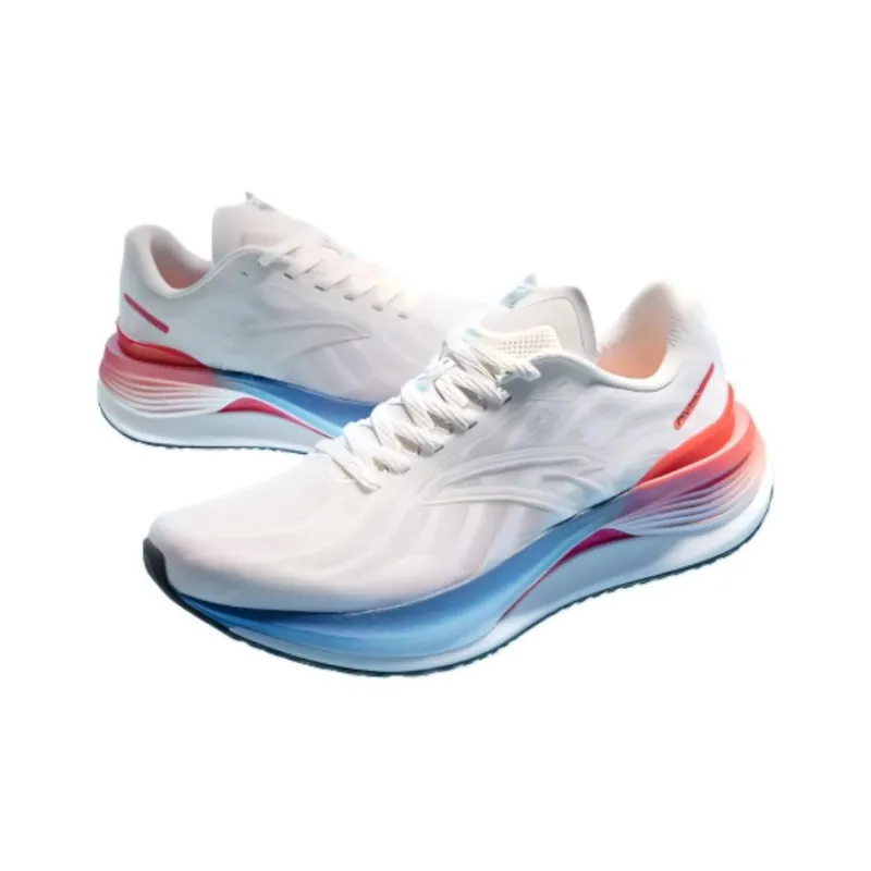 Anta Champion 3rd Gen PRO Cushioning Slip Resistant Low Top Long Distance Running Shoes Men's Papyrus White-3