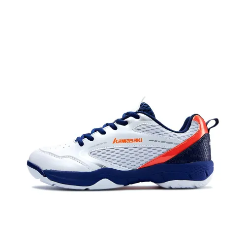 Kawasaki Badminton Shoes Unisex Low-Top White/Blue