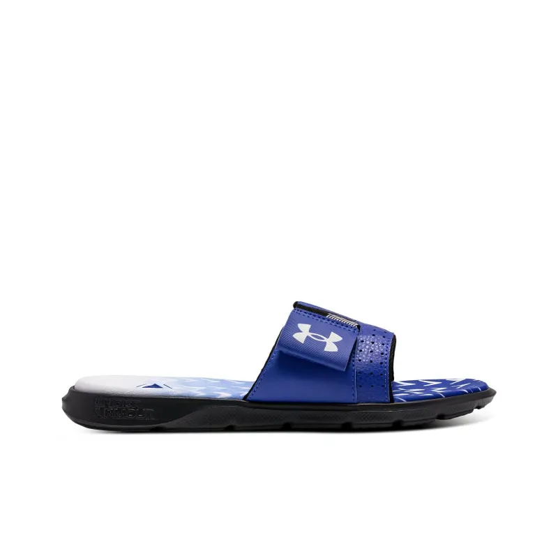 Under Armour Mercenary Slippers 'Blue Black'-1