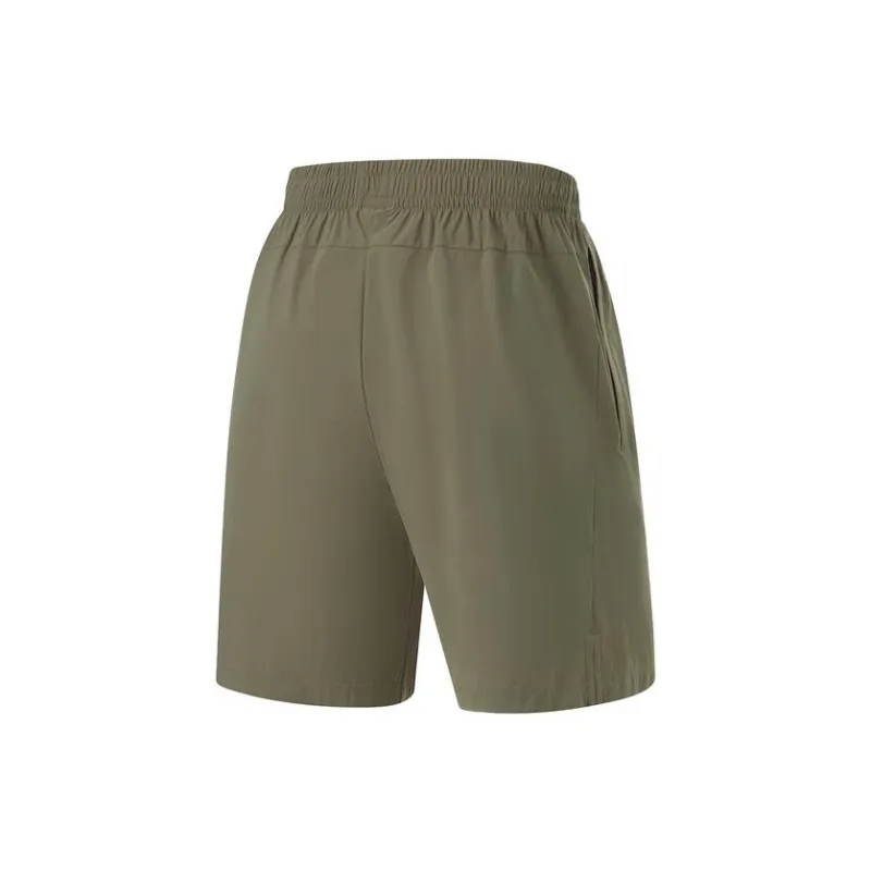 LiNing Fitness Series Sports Shorts Men's Army Sail Green-1