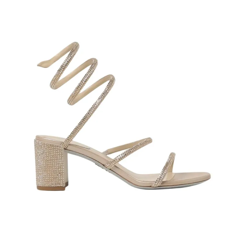 RENE CAOVILLA Strap Sandals Women's Brown-1