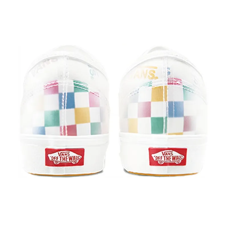 Slip Skool ComfyCush Vans 'Slip Skool Block Multi Checkerboard'-4