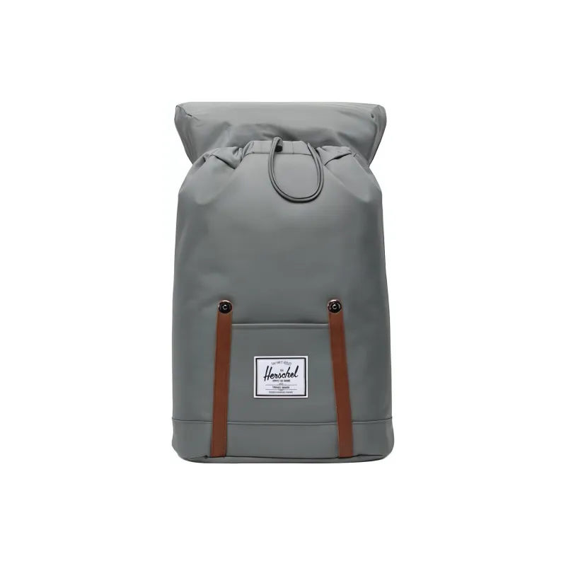 Herschel Polyester Backpack Large Size Unisex Sage Gray-3