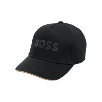 HUGO BOSS Cotton Baseball Caps Kids' Black