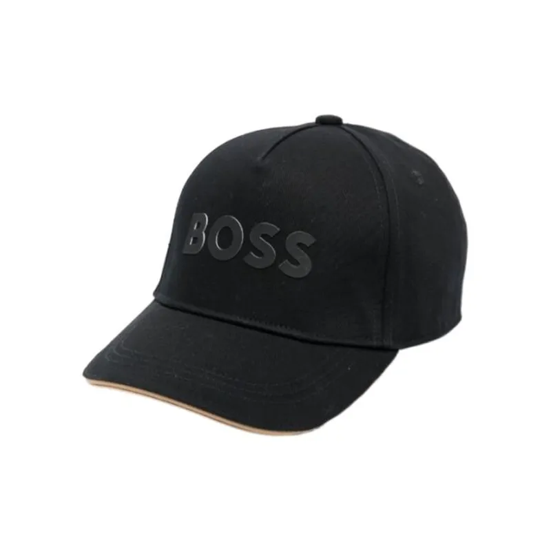 HUGO BOSS Cotton Baseball Caps Kids' Black-0