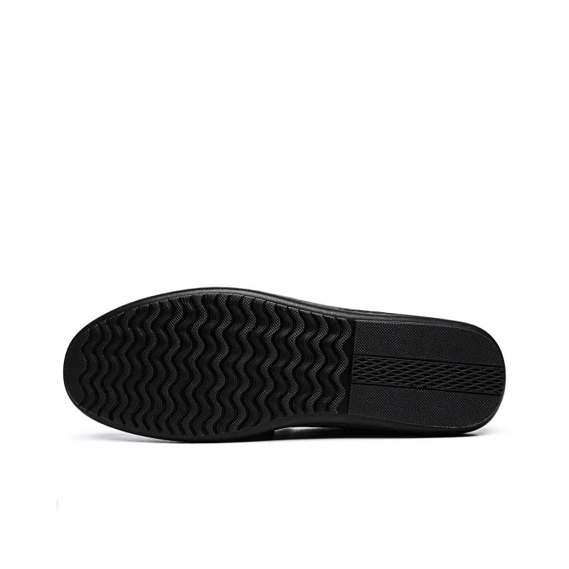 CHINT Dress Shoes Men Low Top Black-4