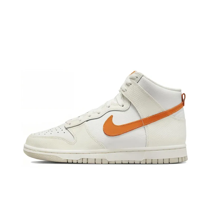 Nike Dunk High White Magma Orange Women's-0