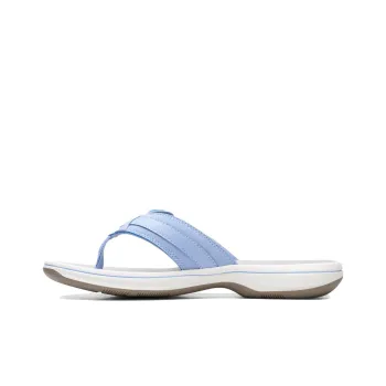 Clarks Flip Flops Women's Light Blue