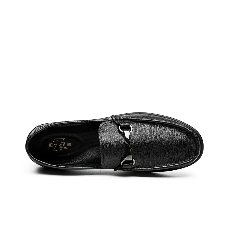 CHINT Dress Shoes Men Low Top Black-2