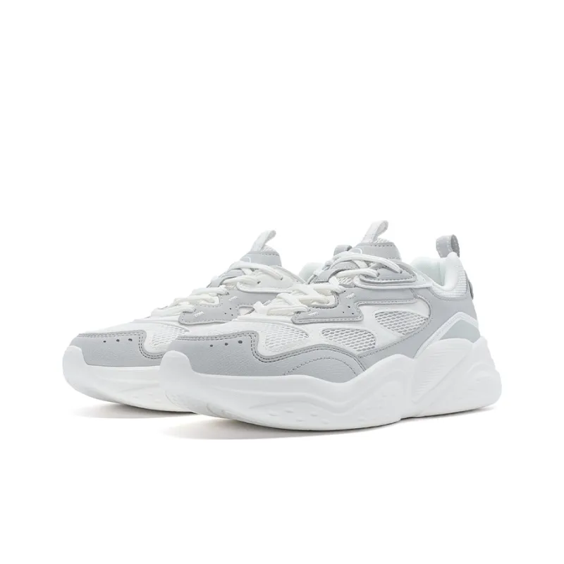 XTEP Casual Shoes Women's Low Top Phantom Gray/Sail White-4