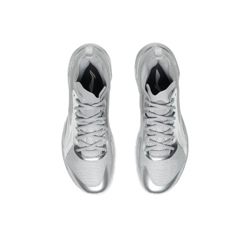 LINING Sprint Pro Badminton Shoes Unisex Low Top Silver-4