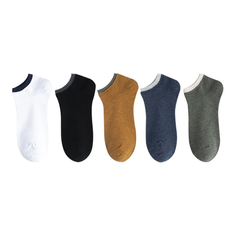 XXLLG Spring And Fall No Show Socks Men's 5 Pack-4