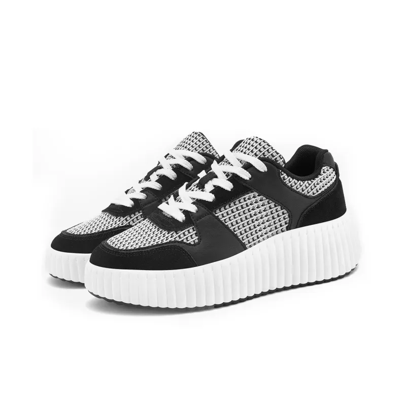 WALK SOUL Anti-Slip And Wear-Resistant Height Increasing Low-Top Skateboard Shoes Unisex-2