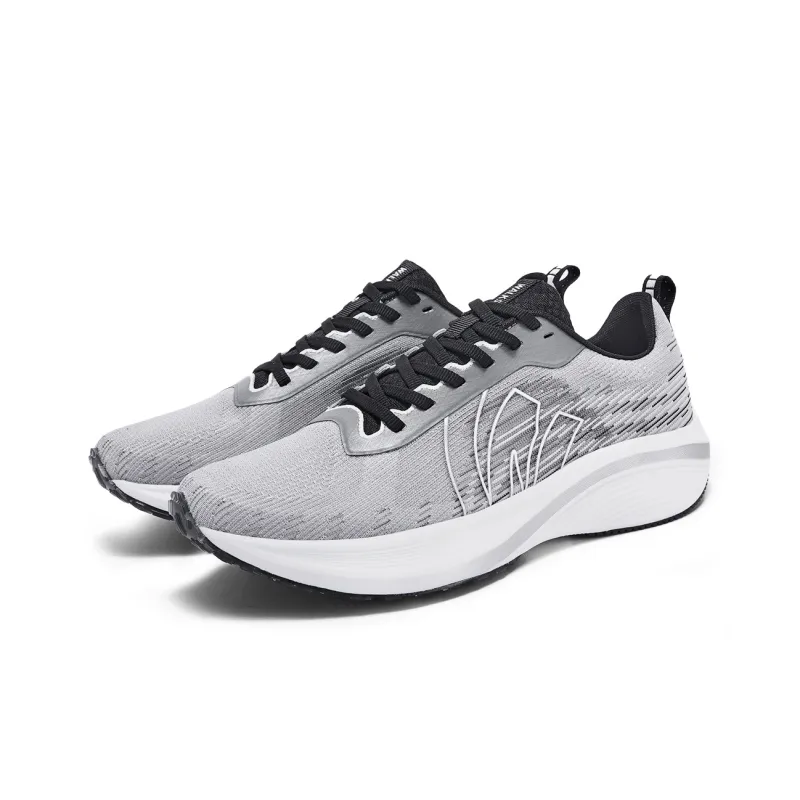WALK SOUL Cushioning Coverage Rebound Wear Resistant Lightweight Breathable Slip Resistant Low Top Running Shoes Unisex-7