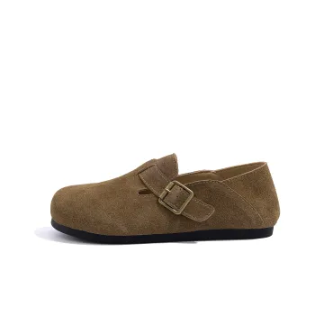 HUANQIU Cushioning Wear Resistant Low Top Casual Shoes Women's Brown