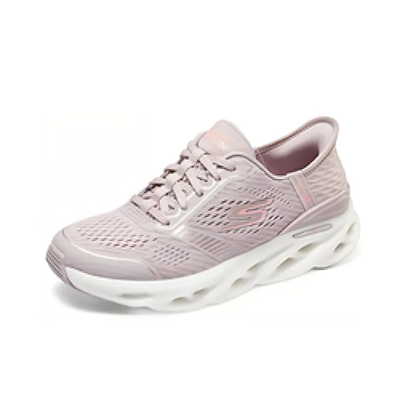 Skechers Cushioning Wear Resistant Low Top Casual Running Shoes Women's Pale Dogwood-2