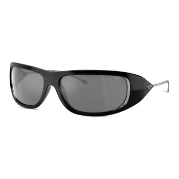 DIESEL Logo plaque Wraparound Sunglasses