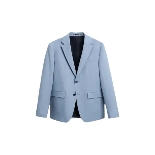 ZARA Business Suits Men Sky Blue