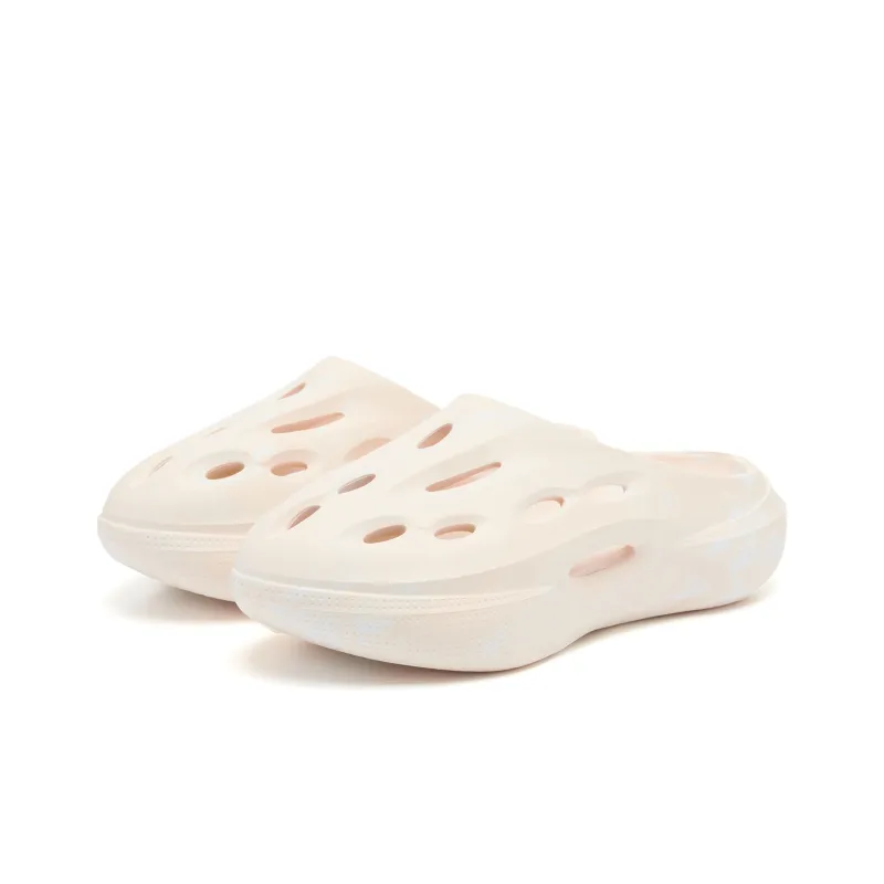 QIAODAN Poison Tooth Slippers Quick Dry Slip Resistant Abrasion Resistant Quiet Slide Slippers Women's Pink-4