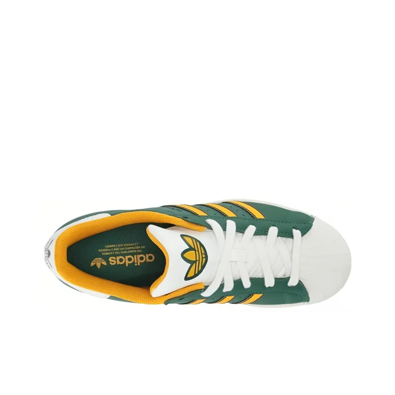 Adidas Superstar Collegiate Green Crew Yellow-1