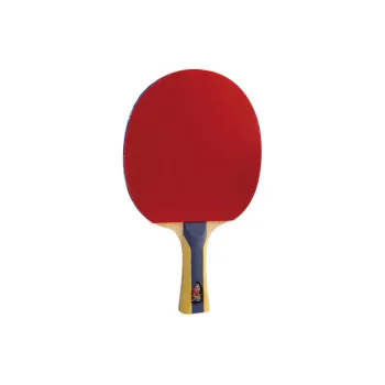 DHS T5003 Ping Pong Paddles Unisex Red Shakehand Grip