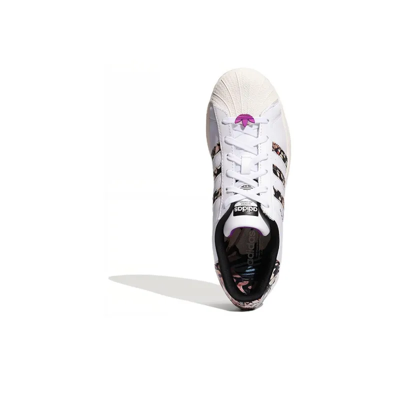 Adidas Originals Superstar 'White Shock Purple' Women's-4