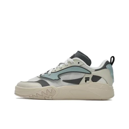 FILA FUSION DESPERADO LOW Low Cushioning Wear Resistant Low Top Skateboard Shoes Women's Beige Blue