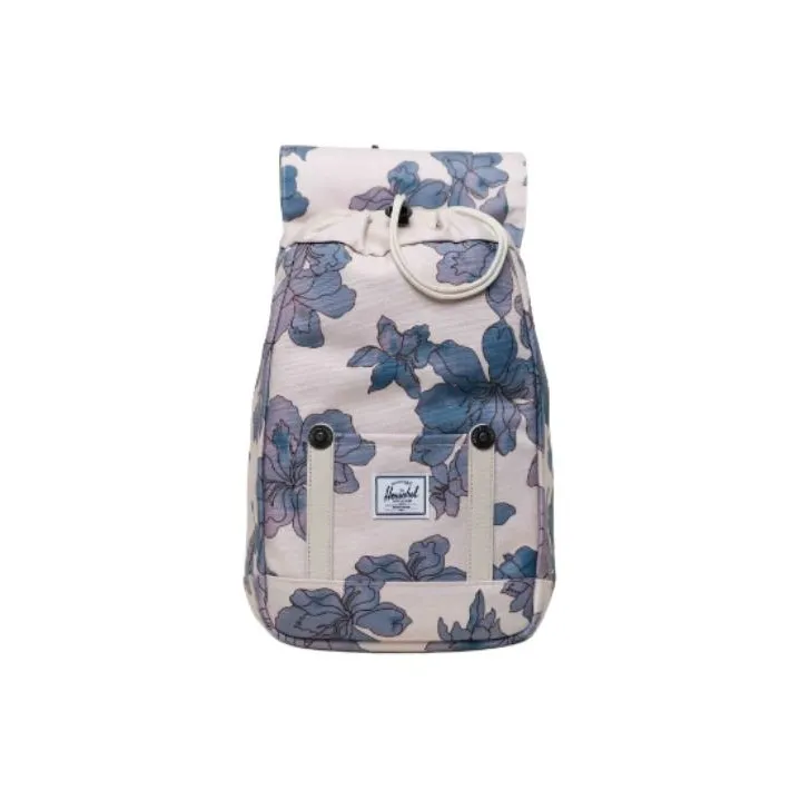 Herschel Recycled Fabric Backpack Mini Unisex Moonlight Floral Pink-2