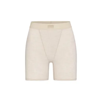 SKIMS BOYFRIEND BOXER Underpants Women's HEATHER OATMEAL Heather Wheat