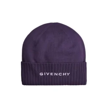 GIVENCHY Wool Beanies Men's Purple