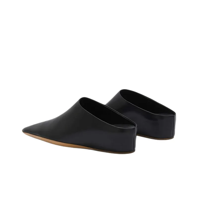 JIL SANDER Square-toe Leather Mules-3