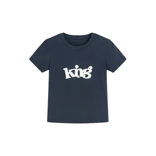 KING PRINCE T-Shirts Women's Navy Blue