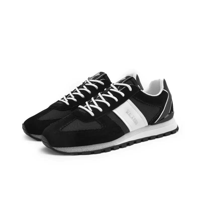 WALKSOUL Casual Shoes Men Low Top White/Black-5