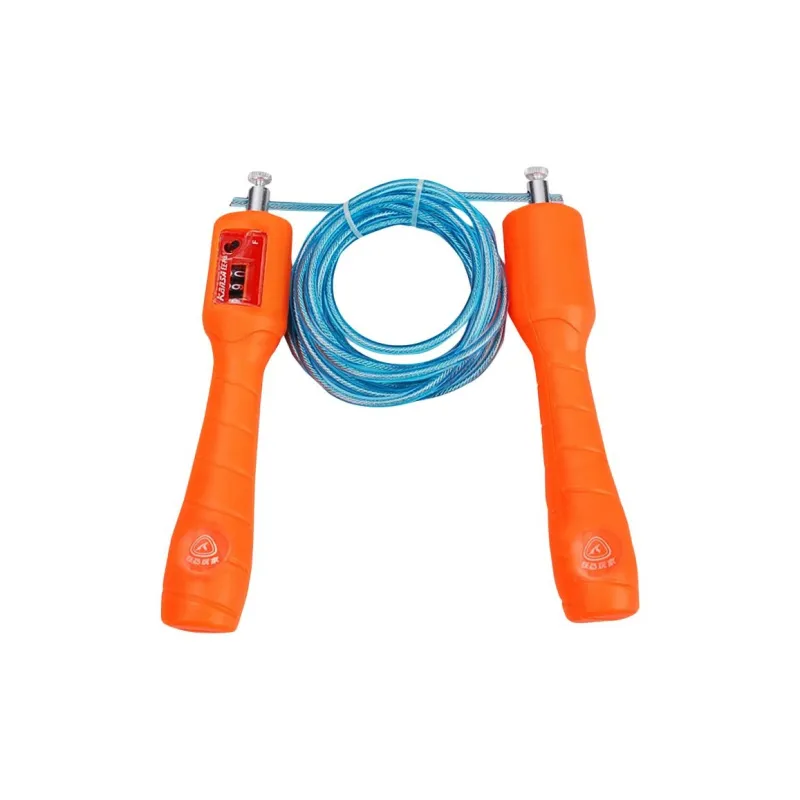KASUP Student Supply Mechanical Counting Jump Ropes Students Handle Material Plastic, Rope Material Steel Wire 3m-0
