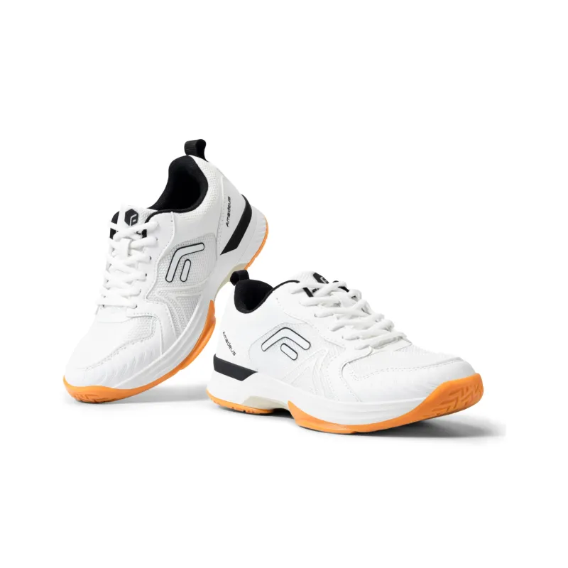 Fitville Cushioning, Abrasion Resistant, Slip Resistant Low Top Tennis Shoes Women's White Blue-4