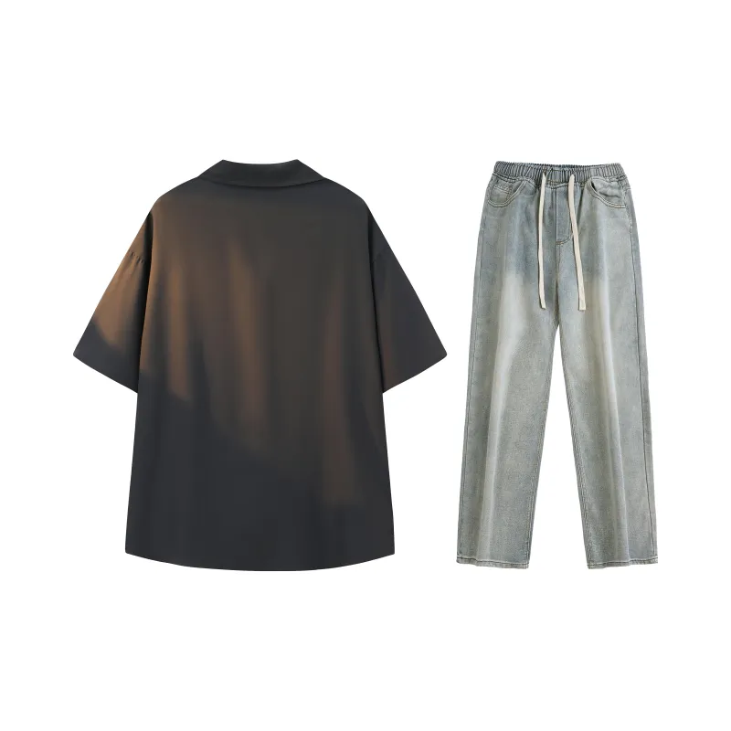 A.X.S.K Shirt Matching Set Unisex-37