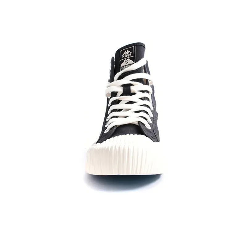 Doraemon x Kappa Anti-Slip Wear-Resistant High-Top Canvas Shoes Unisex Black-3